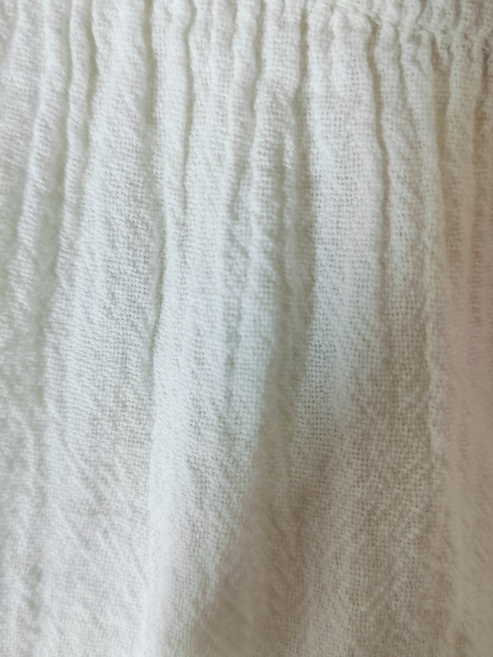 White Strapless Midi Dress with Smocked Bodice - Picture 5 of 6